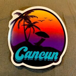 🌈20/$12🌈 Cancun Sunset Sticker